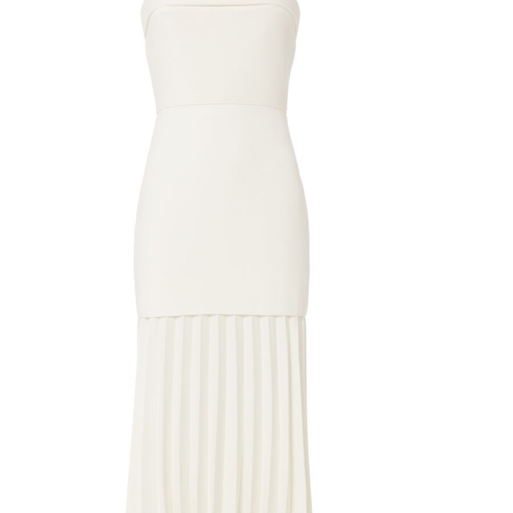 Dion Lee crepe strapless pleated dress size 4 - Picture 4 of 13